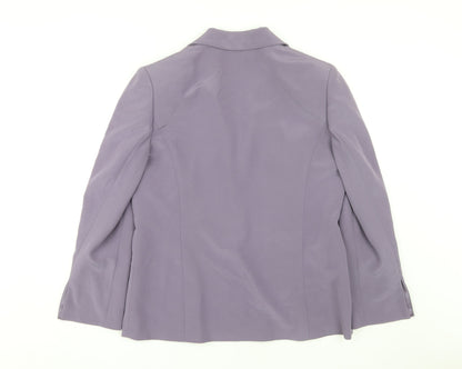 Womens UK Size 14 Viyella Purple