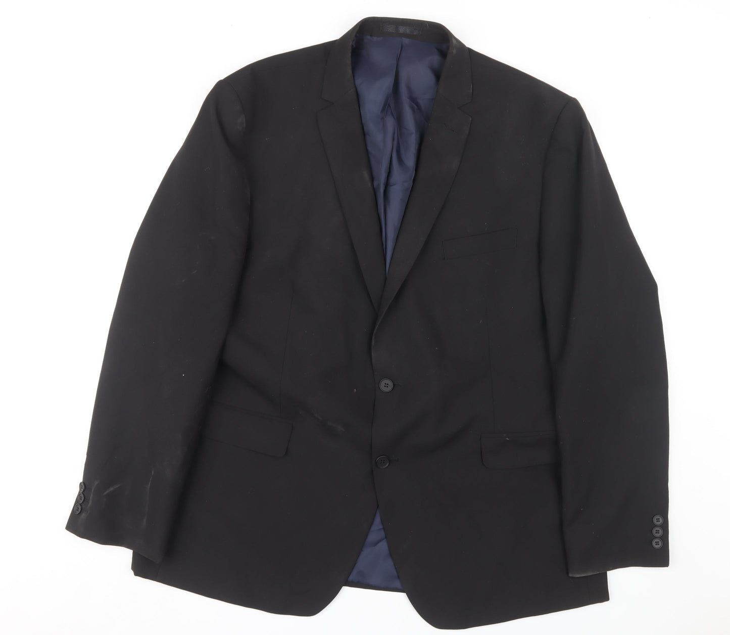 Mens UK Size 48 Scott & Taylor Regular Black Suit Jacket