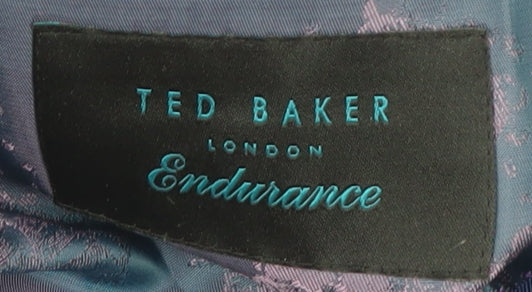 Mens UK Size 40 Ted Baker Regular Blue Suit Jacket