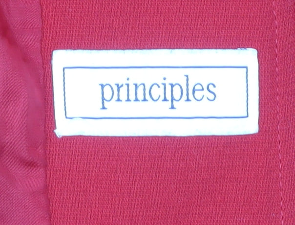 Principles Women's Red Jacket Size 8