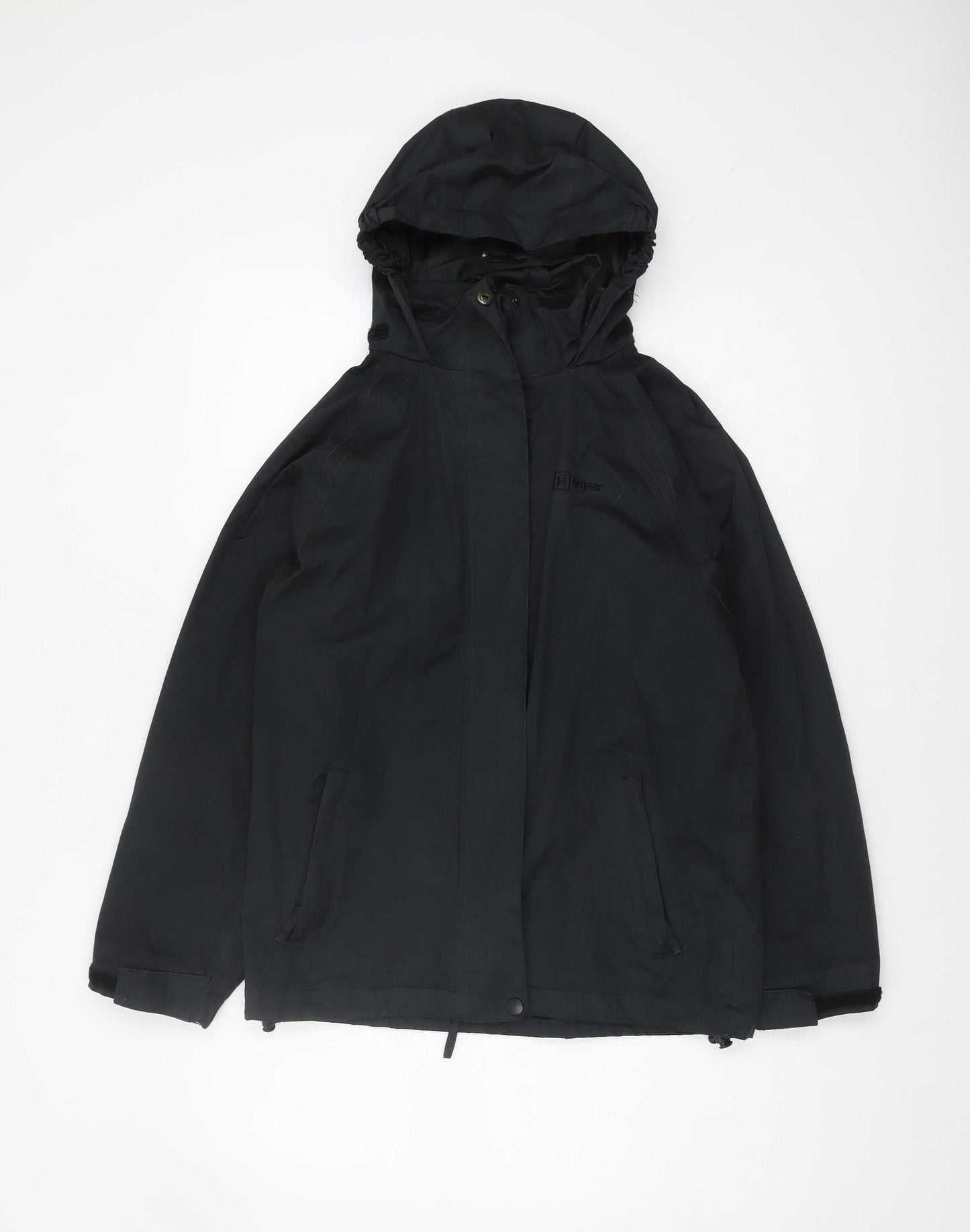 Hi Gear Boys Black Parka Jacket Age 11 Waterproof