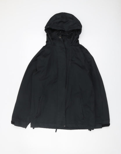 Hi Gear Boys Black Parka Jacket Age 11 Waterproof