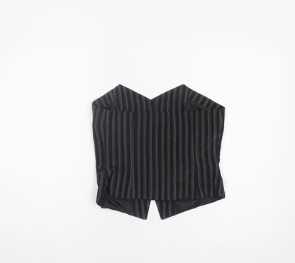ASOS DESIGN Women's Black Striped Sleeveless Top