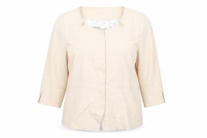 Per Una Speziale Women’s Beige Suit Jacket Size 18