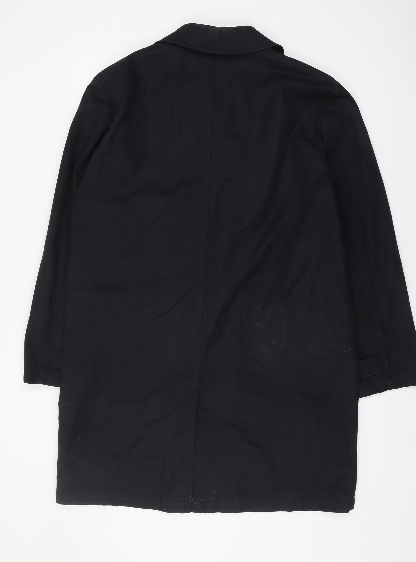Mens UK Size S Sovereign Black Overcoat
