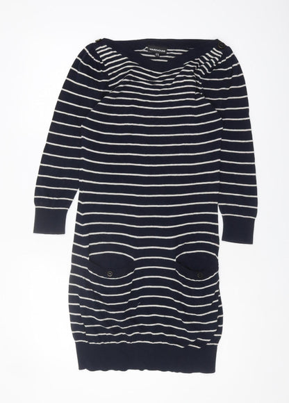 Womens UK Size 10 Warehouse Black Pullover Jumper
