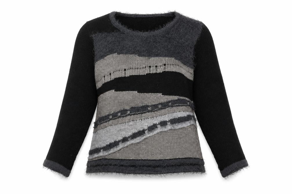 Womens UK Size L Chianti Multicoloured Pullover Jumper