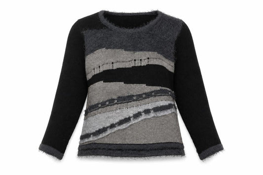 Womens UK Size L Chianti Multicoloured Pullover Jumper