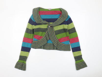 Womens UK Size S Marks and Spencer Multicoloured Cardigan Jumper