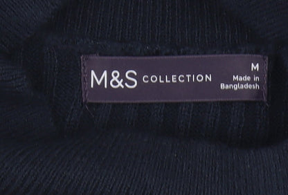 Womens UK Size M Marks and Spencer Black Pullover Jumper