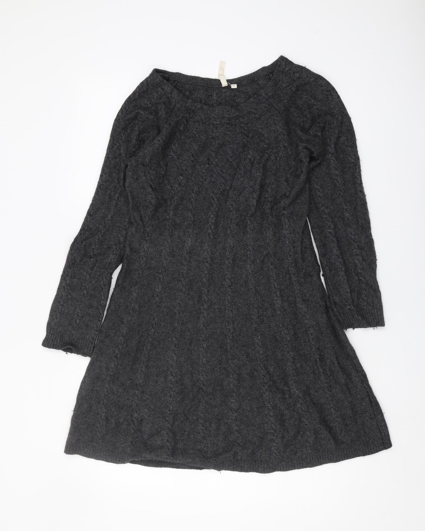 Womens UK Size 12 No Data Black Pullover Jumper