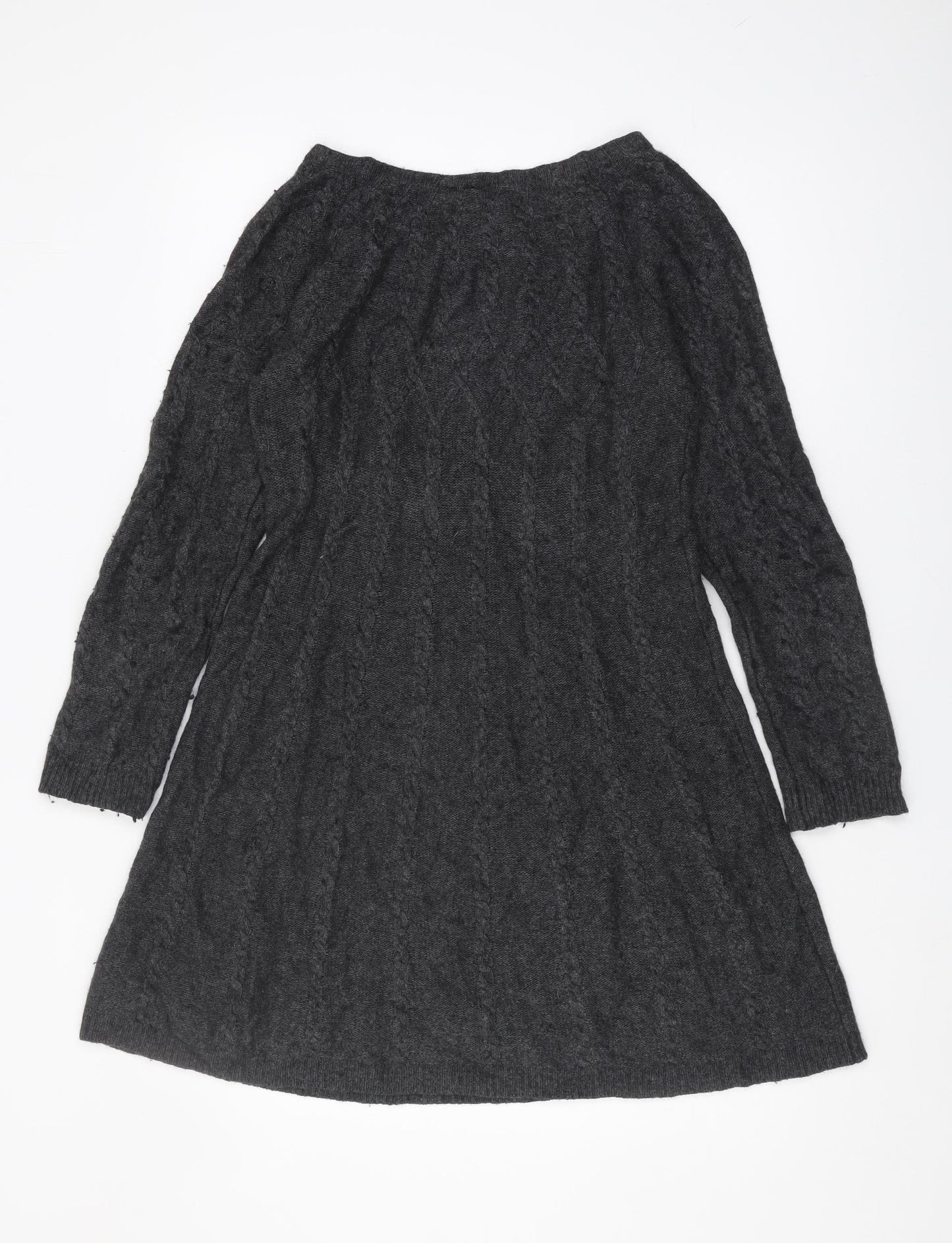Womens UK Size 12 No Data Black Pullover Jumper