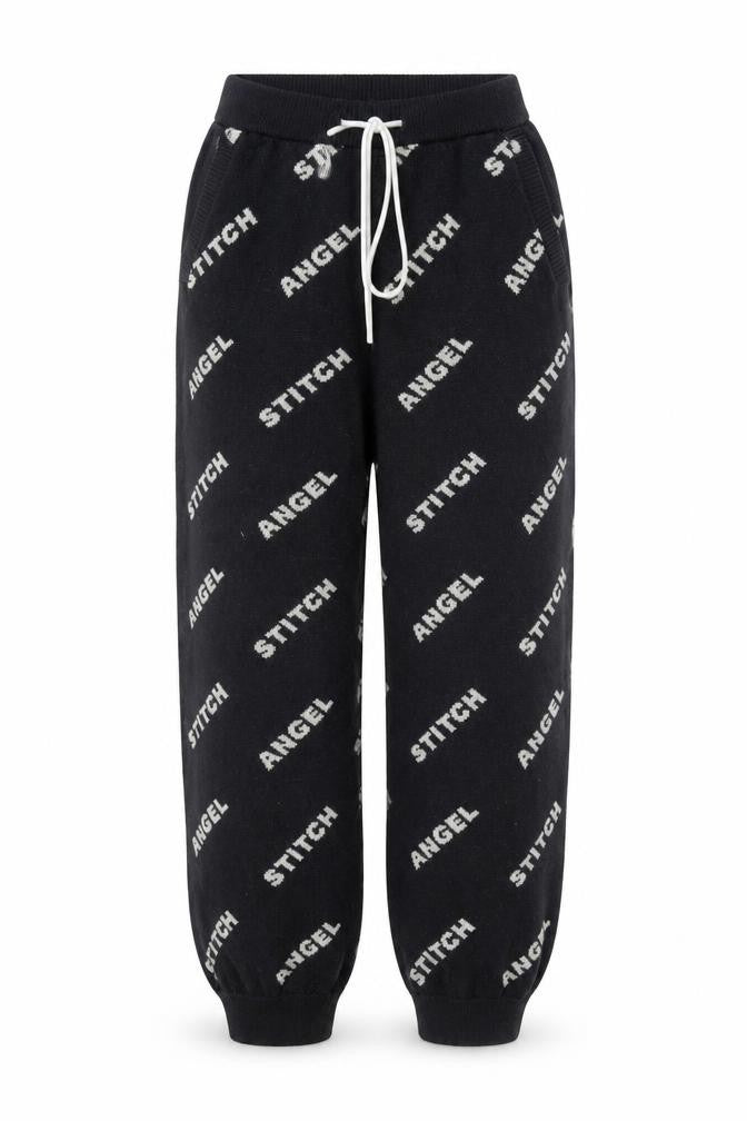 Unisex Adultss UK Size S Disney Relaxed Fit Jogger Black Trousers