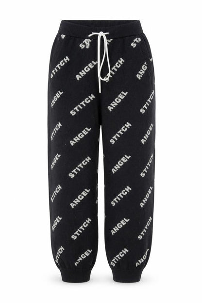 Unisex Adultss UK Size S Disney Relaxed Fit Jogger Black Trousers