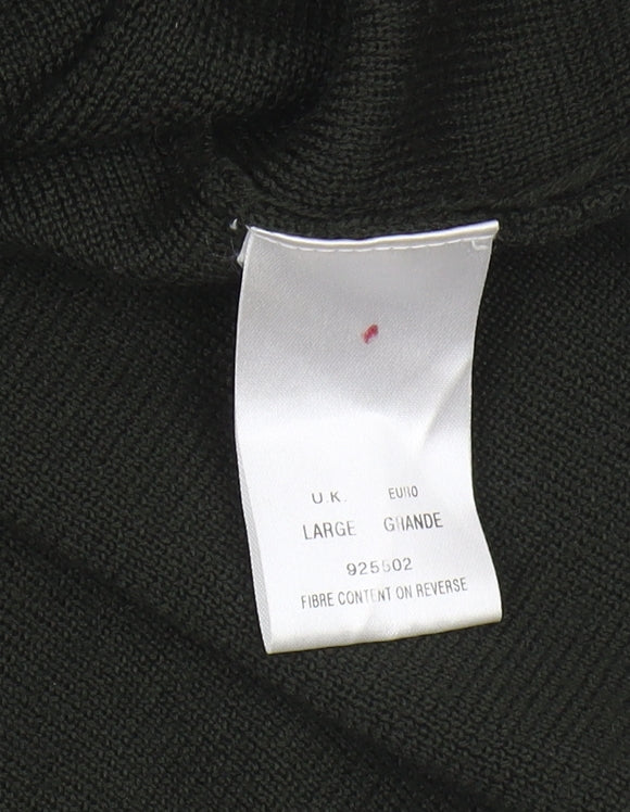 Eastex Women's Green V-Neck Cardigan L