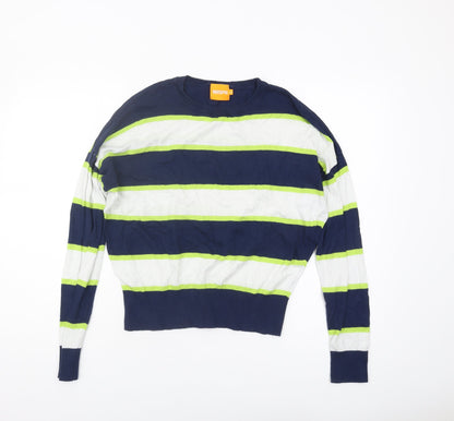 WISPR Women's Multicoloured Striped Pullover Jumper S