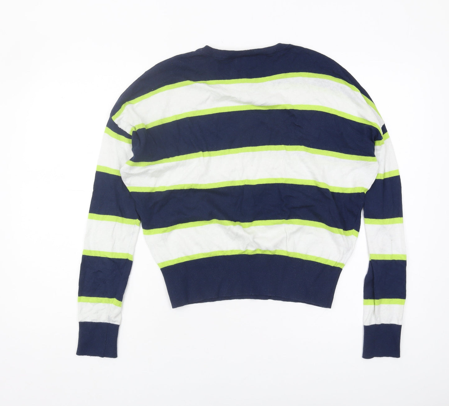 WISPR Women's Multicoloured Striped Pullover Jumper S