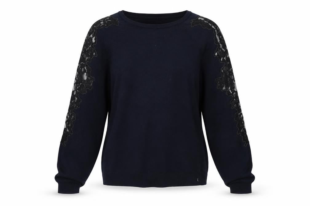 Womens UK Size 8 Debenhams Black Pullover Jumper