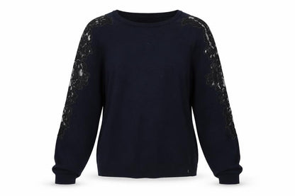 Womens UK Size 8 Debenhams Black Pullover Jumper