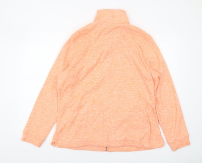 Regatta Orange Full Zip Sweatshirt Women Size 18