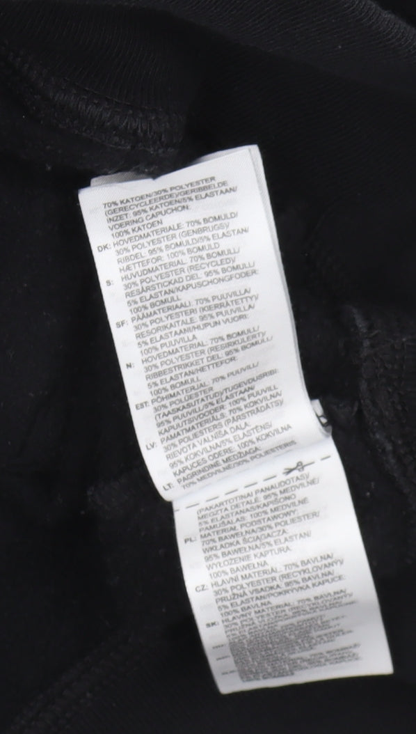 Adidas Black Hoodie Unisex 2XL Pullover Sweater