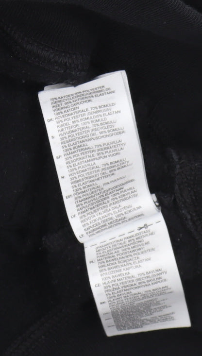 Adidas Black Hoodie Unisex 2XL Pullover Sweater