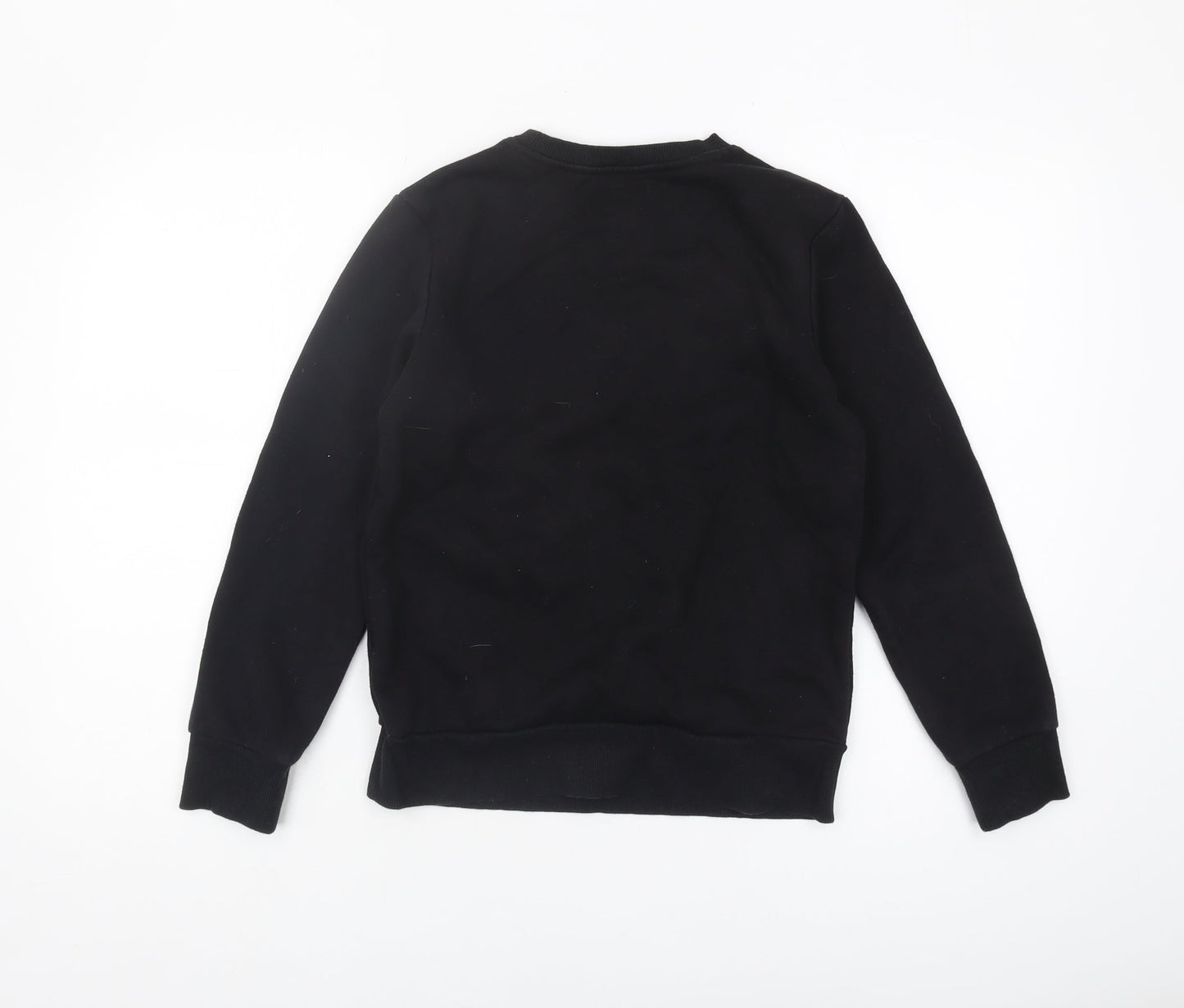 Converse Boys Black Sweatshirt, Size M, Crew Neck