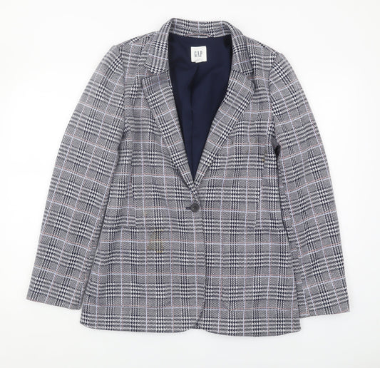 GAP Women's Regular Check Blazer, Size 10