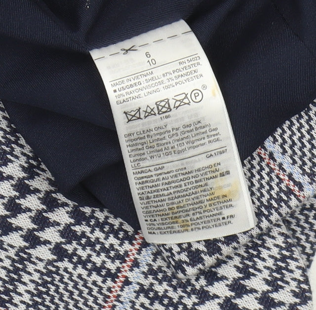 GAP Women's Regular Check Blazer, Size 10