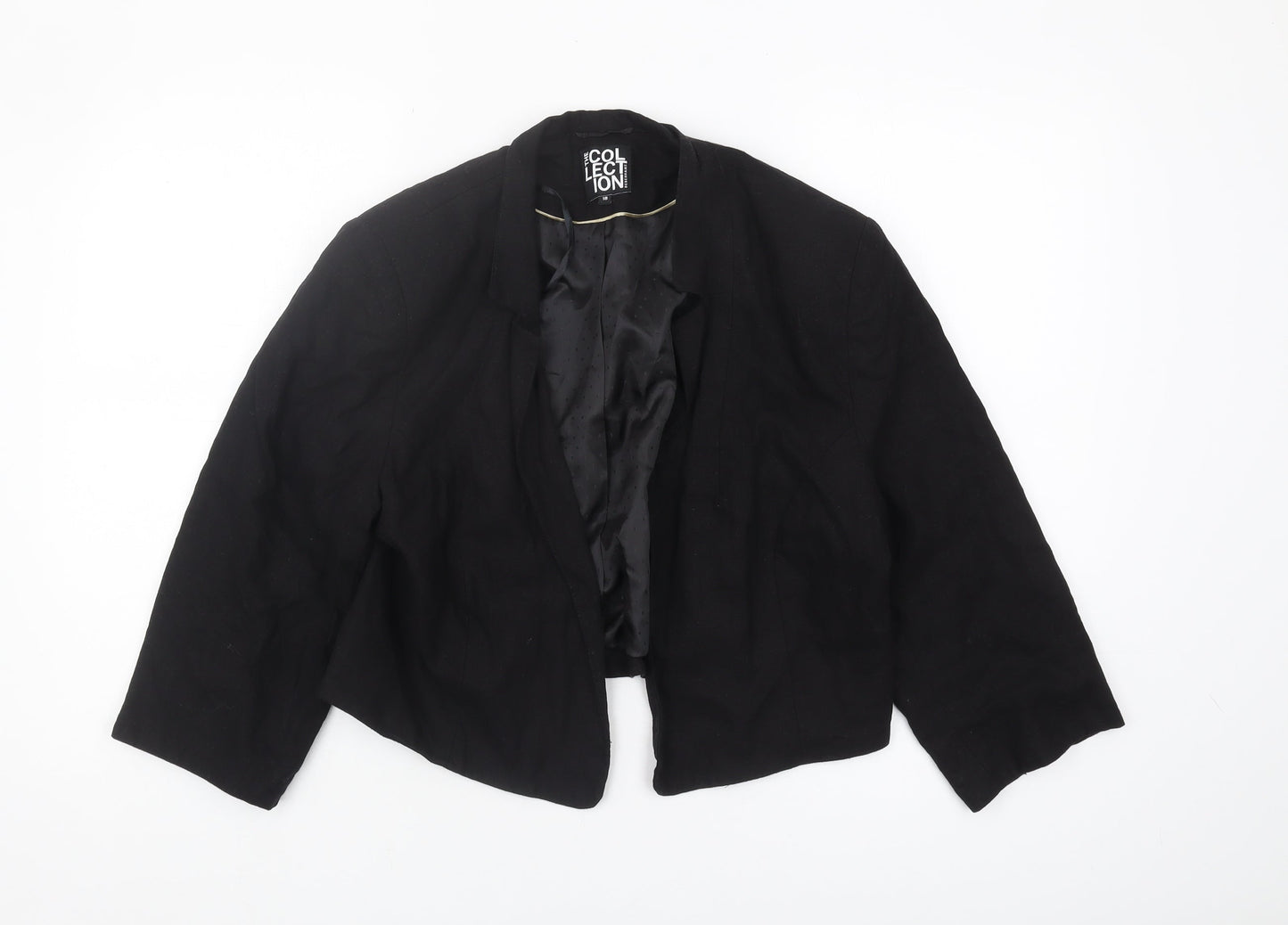 Debenhams Women's Black Cropped Blazer, Size 18