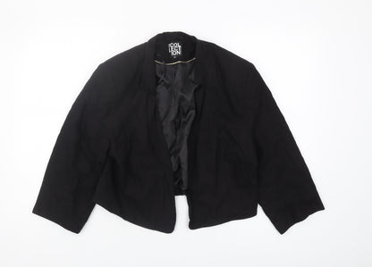 Debenhams Women's Black Cropped Blazer, Size 18