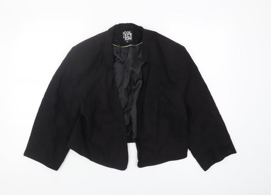 Debenhams Women's Black Cropped Blazer, Size 18