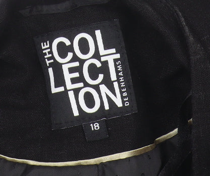 Debenhams Women's Black Cropped Blazer, Size 18