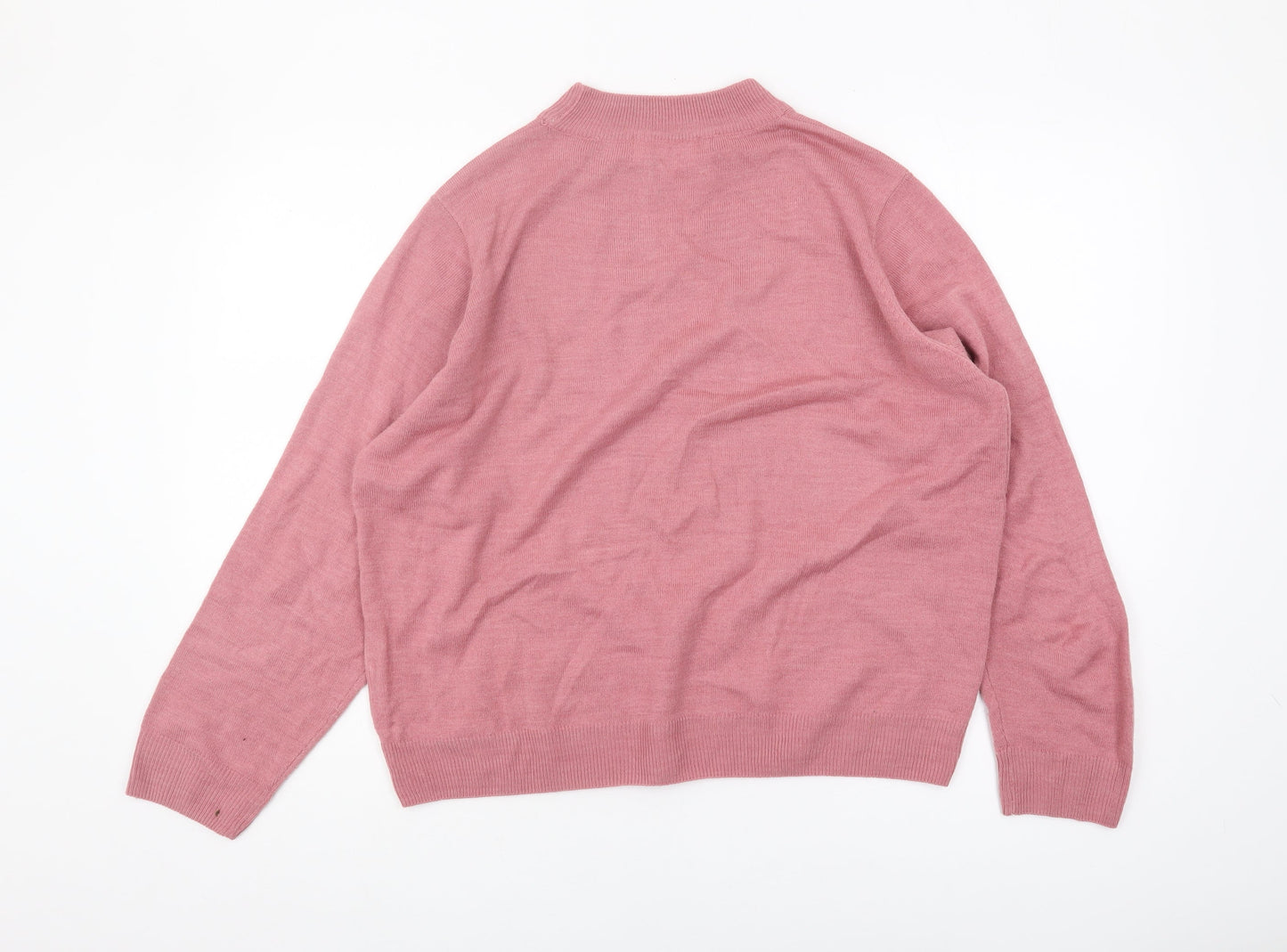 Womens UK Size L Honor Millburn Pink Pullover Jumper