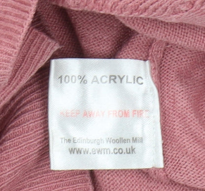 Womens UK Size L Honor Millburn Pink Pullover Jumper