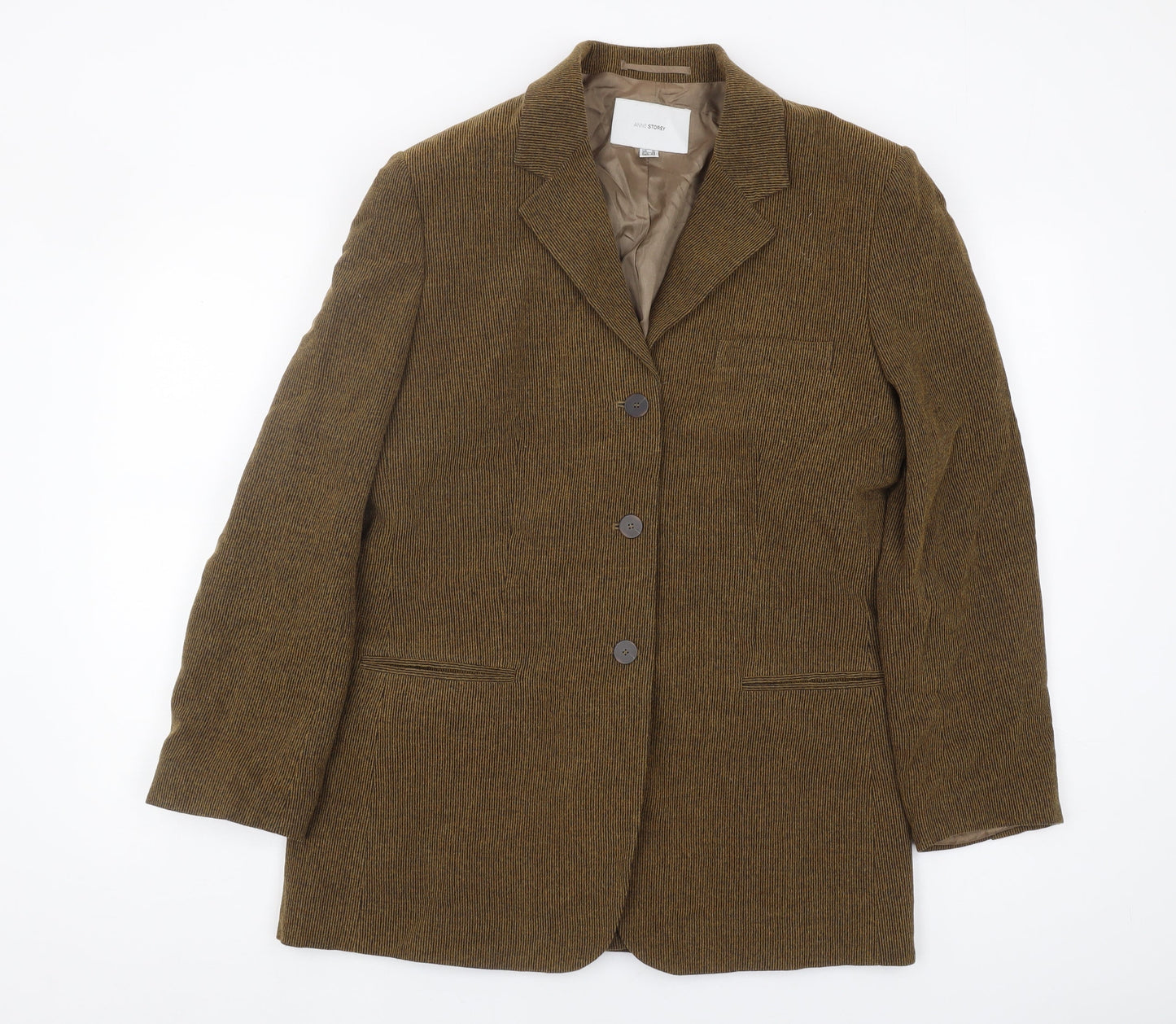 Anne Storey Women’s Brown Blazer, Size 16, Workwear