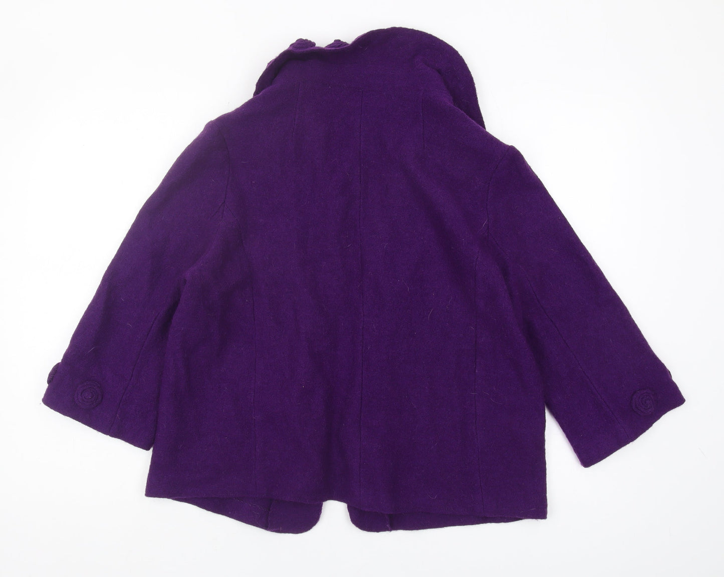 Fenn Wright Manson Women’s Purple Wool Cardigan XL
