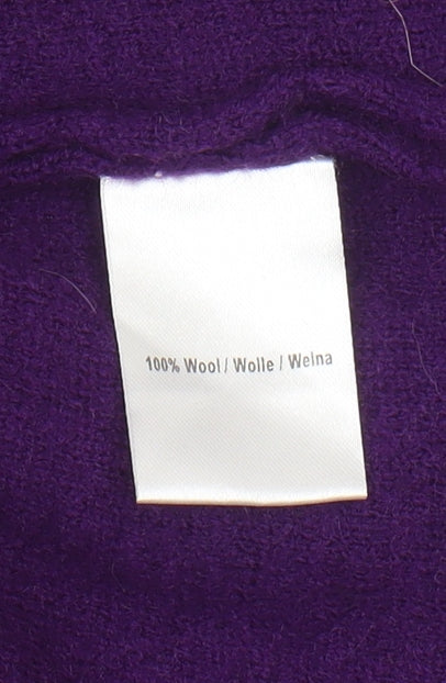 Fenn Wright Manson Women’s Purple Wool Cardigan XL