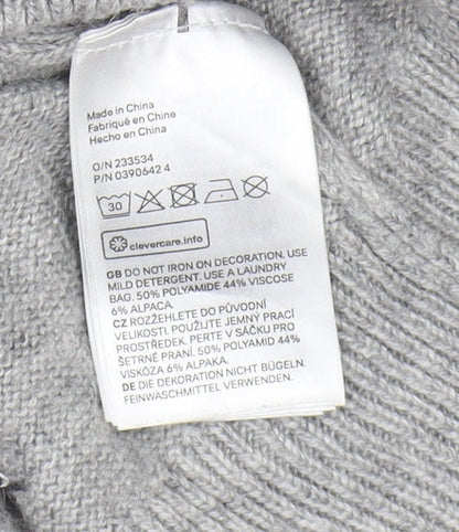 Womens UK Size XS H&M Grey Pullover Jumper