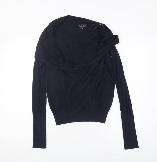 Womens UK Size 8 Warehouse Blue  Jumper