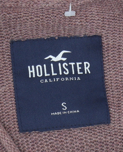 Hollister Men's Purple Pullover Jumper, Size S