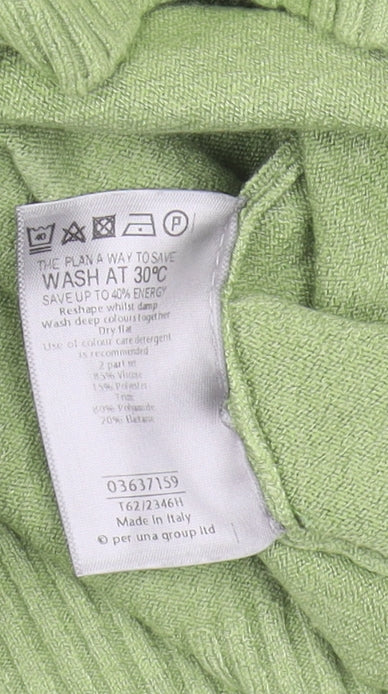 Womens UK Size 18 Per Una Green Pullover Jumper