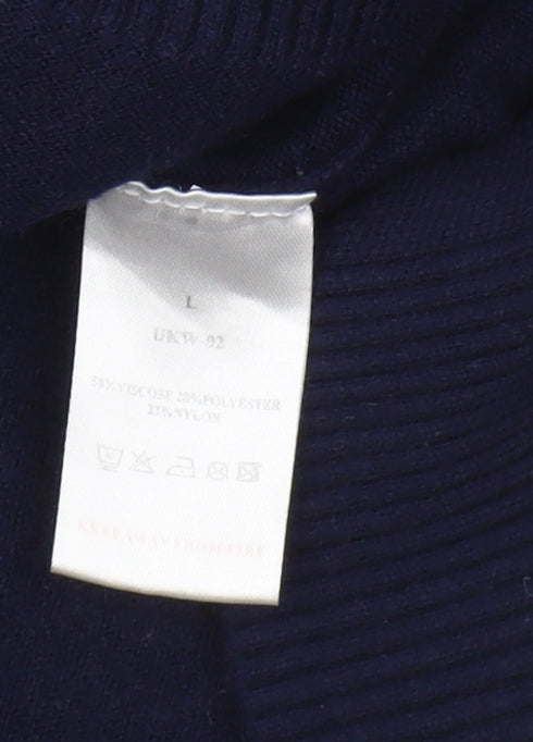 Womens UK Size L Paramour Blue Pullover Jumper