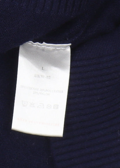 Womens UK Size L Paramour Blue Pullover Jumper