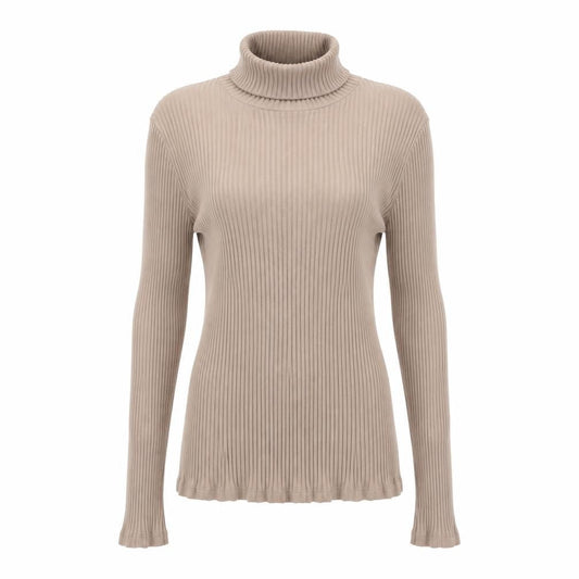 Womens UK Size XL ASOS Beige Basic Blouse
