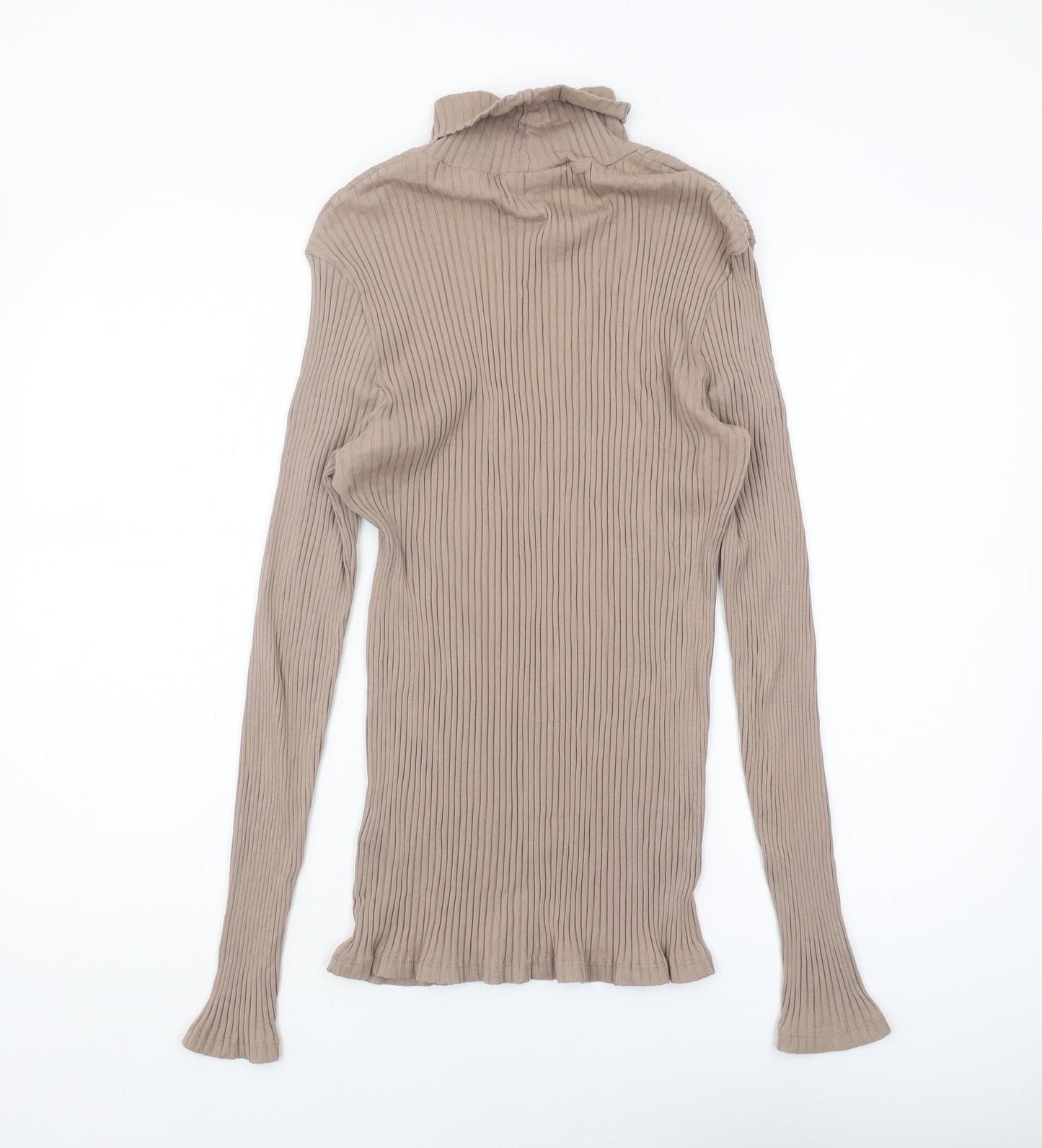 Womens UK Size XL ASOS Beige Basic Blouse