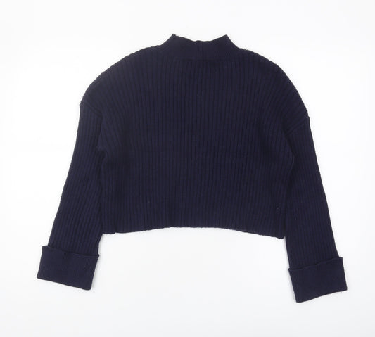 Womens UK Size M New Look Blue Pullover Jumper