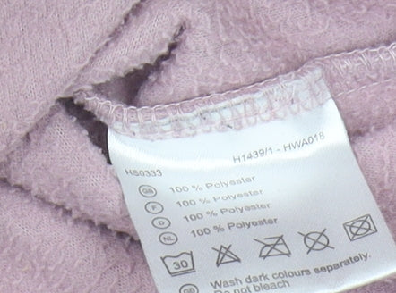 Hawkshead Women's Purple Fleece Sweatshirt Size 12