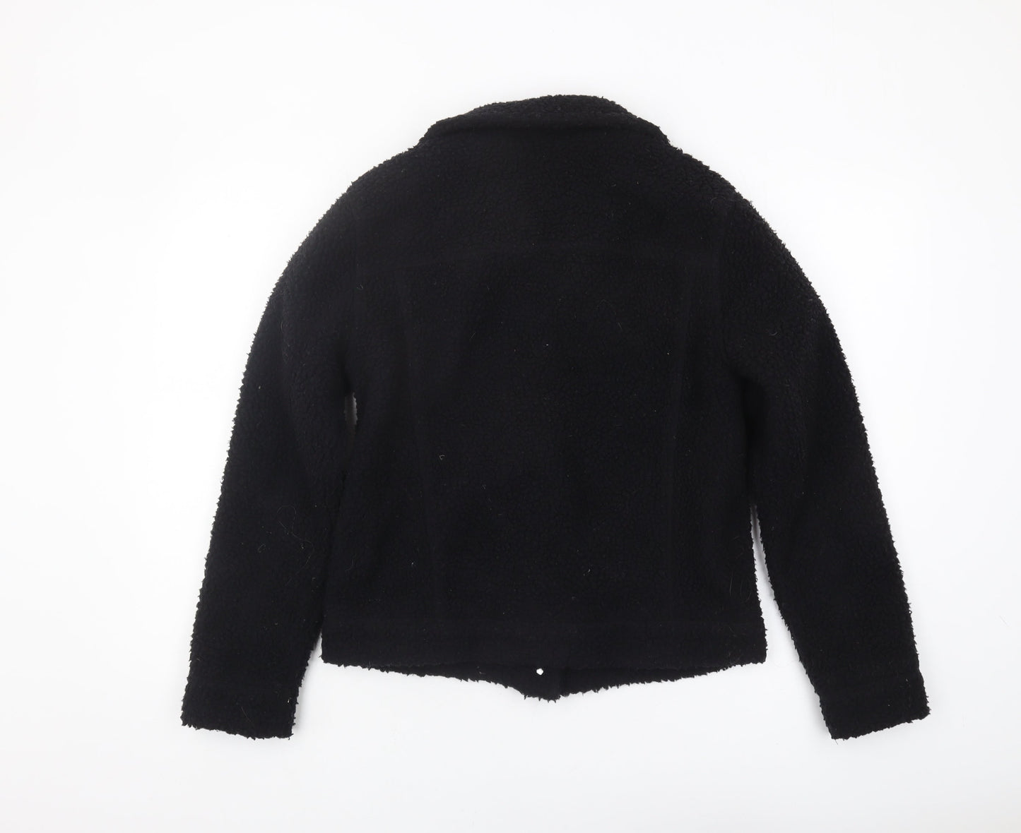 Womens UK Size S Hollister Black Basic Jacket