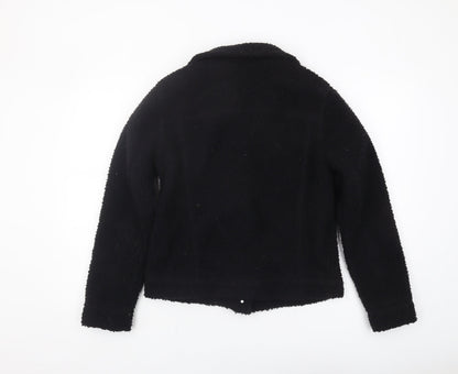 Womens UK Size S Hollister Black Basic Jacket